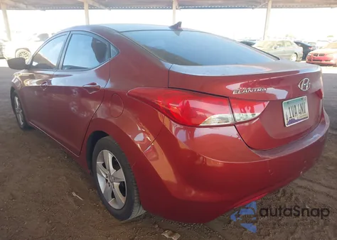 2013 Hyundai Elantra Gls из США, поврежденный, VIN 5NPDH4AE8DH365255